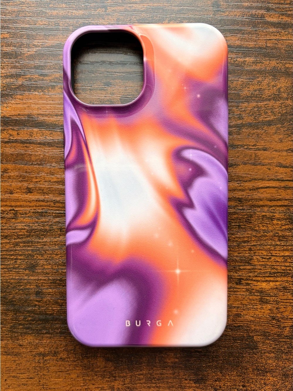 Burga Purple & Orange Swirl Protective Phone Case